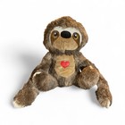 15 Inch Sloth Stuffed Animal Plush Embroidered Eyes