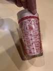 Vintage Mcm Federal Glass Cocktail Mixed Drink Recipe Shaker Red Graphics Nice 