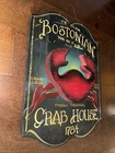 Vintage Wooden 3d Sign Fishing  Crab  Trout Fishing Boston Boat Man Cave