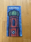 Vintage M  nchen Germany Tourist City Map English Edition Fold Out Brochure