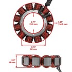 Stator For Harley Davidson Electra Glide Flht Flhtc Flhtcui 1999-2001