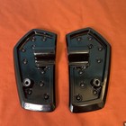 Black  painted   Aluminum Front Floorboards For 15-25 Kawasaki Vulcan S650 Vn650