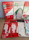 Lot Of 9 Christmas Piano Books Mixed Lot 1950s Schaum Vintage