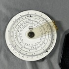 Vintage Concise Slide Rule Shell Japan Round Circular
