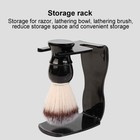 Badger Beard Hair Removal Brush With Stand Holder Bowl Set Shaving Kit