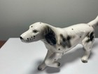 Vintage Porcelain English Setter Dog Figurine Black And White Japan 3  X 6 5 