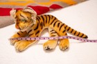   excellent   Vintage Steiff Reclining Mohair Tiger