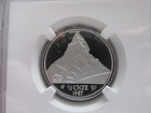 1987 Switzerland Platinum 1 2 Ounce Ngc Pf 69 Ultra Cameo    the Matterhorn   2 