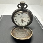 Antique Vintage Ch  teau Swiss Made Pocket Watch Engraved