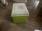 Vintage Avocado Green Wilson Wil-hold Sewing Storage Box With 2 Removable Trays