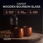 The Original Wooden Bourbon Drinking Glass Bourbon Gifts For Men Finished Wooden