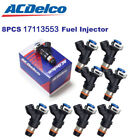 8pcs Genuine 17113553 Fuel Injectors For 99-07 Chevy Silverado 4 8l 5 3l 6 0l