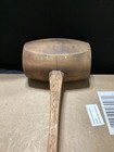 Vintage Large 20in  Wood Gavel  Auctioneer judge chairwoman chairman