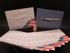 American Eagle Crj 700 - Set Of 25 Airplane Cards - 2 5 x3 5 