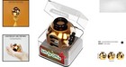 Elegant Gold Anxiety Cube - Pocket-friendly Fidget Toy For Stress Management