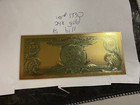 Gold Plated Usa  5  Dollar Bill Envelopes Money Banknote             Lot  1330