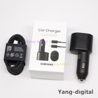 Original New Samsung 45w 2 Ports Super Fast Charging Dual Car Charger With Cable
