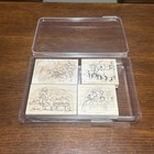 Large Lot Of Stampin Up  Stamps And Dies Set  over 200 Stamps  - Vintage And New