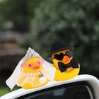 Pair Set Of 2 Bride And Groom Rubber Ducks For Wedding Favors  Party Favors  Cer