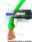 50 Ft Ofc 1 0 Gauge Oversized Blue Power Ground Wire W  Spool Sky High Car Audio