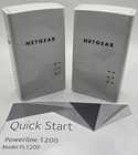 Netgear Powerline 1200 Mbps Ethernet Lan Extender Adapter Kit Set Of 2 - White