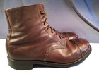 Original Wwii Army Ww2 Service Shoes Leather Boots Canadian British Size 8 5