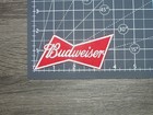 Budweiser Retro Vintage Style Beer Embroidered Iron On Patch  4  X 1 75 