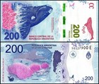 Argentina 200 Pesos  2016 Nd  P-364a 1  Unc X 10 Pcs