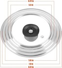 Universal Lid For Pots And Pans Skillets  Stainless Steel Pan Cover