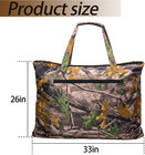 2 Pcs Waterproof Hunting Scent Control Bag-33 x26  Camouflage Scent Free Tote Ba