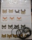 Woodland Critters Mask Kit Paper Source Hand Crafts For Kids Diy New Sealed