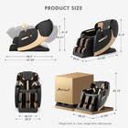 Full Body Zero Gravity Massage Chair Shiatsu Recliner Sl-track Knee Heat 12modes