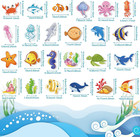 24 Pcs Cruise Door Decorations Magnetic Ocean Cruise Door Magnets