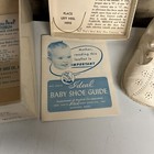 Vintage Mrs  Day   s Ideal Baby Shoes In Box   Size 0 Style 156 W promos -see Des 
