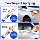 Star White Metallic Tricoat az  Touch Up Paint For Ford -exact Match   chips And N