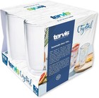 Tervis Crystal Clear 16oz Tumbler Set Of 4 Double Wall Insulated Cup   New
