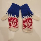 Rare 90s Disney Aladdin Child Size Mittens Movie Kidcore Genie Lamp Knit Vtg