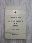 2 Vintage American Red Cross Books 1951 Home Nursing 1953 First Aid For Juniors