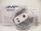 Amp d Clear Portable Walkman Cd Player  Earbuds Am Fm Radio With 20 Track Memory