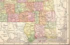 1911 Antique Mississippi State Map Rand Mcnally Atlas Map Of Mississippi 2959