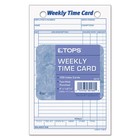 Tops Employee Time Card Weekly 4 1 4 X 6 3 4 100 pack 3016