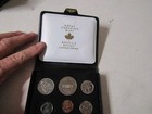 Royal Canadian Mint Set 7 Coin Set From 1973 Dollar And Cents In Display Case 
