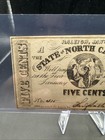 5c 1863 The State Of North Carolina Raleigh - Cr   148 Civil War Issue Obsolete