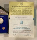 1975 British Virgin Islands 6 Coin Proof Set  1 Is Silver Franklin Mint