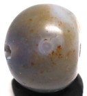 Ancient Central Asian Banded Agate  With Bloodspots Stone Bead With Eye