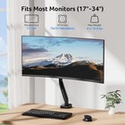 Acer Single Monitor Mount  Fully Adjustable Monitor Arm Fits 17 To 34 Inch Sc   