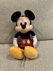 Disney Mickey Mouse Plush Medium Size Stuffed Animal Red Shorts  Yellow Shoes