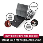 Velcro Brand Heavy Duty Fasteners   4x2 Inch Strips 4 Sets   Holds 10 Lbs   Stic