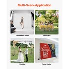 Adjustable Backdrop Stand Heavy Duty Photo Video Studio Kit 10 Ft