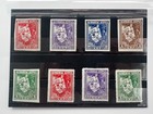 Postage Stamps 1920 Belarusian People s Republic Vintage Set Of 8 Civil War Mh